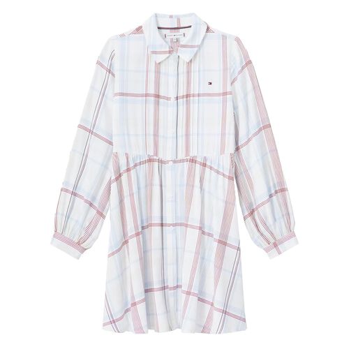Tommy Hilfiger Check Shirt Dress Ls 4-7Y